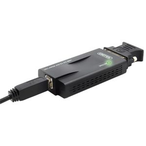 تبدیل USB 3.0 به DVI و VGA یونیتک مدل UNITEK Y-3801