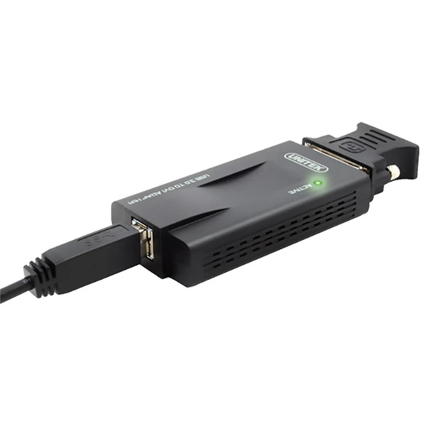 888782 تبدیل USB 3.0 به DVI و VGA یونیتک مدل UNITEK Y-3801