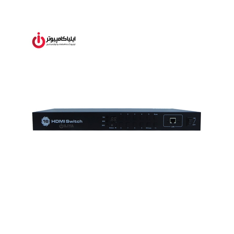 سوئیچ 16 به 1 HDMI لایمستون مدل LS-HS1601 سوئیچ 16 به 1 HDMI لایمستون مدل LS-HS1601