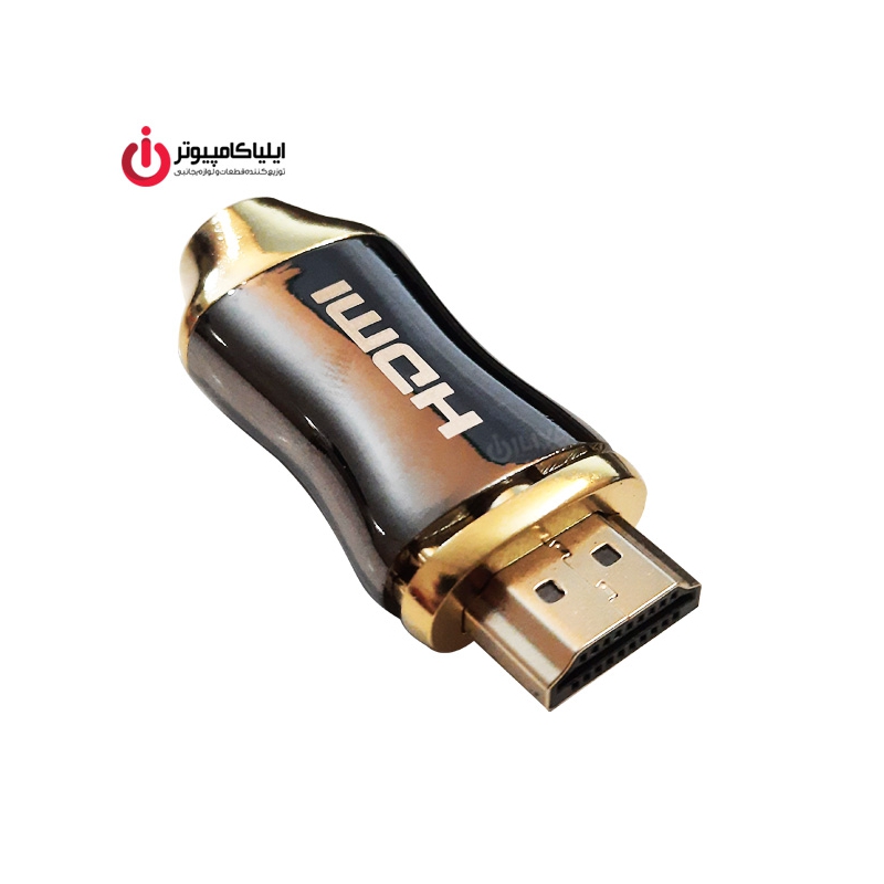 تبدیل کانکتور تعمیری HDMI نر با کاور فلزی تبدیل کانکتور تعمیری HDMI نر با کاور فلزی