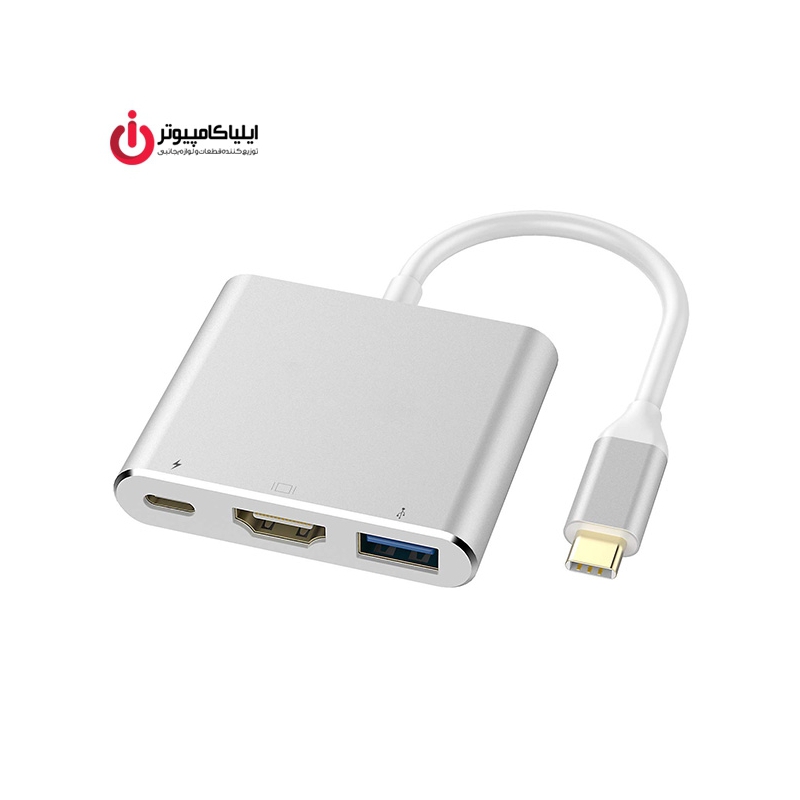 تبدیل Type-C به HDMI،USB3.0 و USB3.1 Type-C فرانت مدل FN-UCH300 تبدیل Type-C به HDMI،USB3.0 و USB3.1 Type-C فرانت مدل FN-UCH300