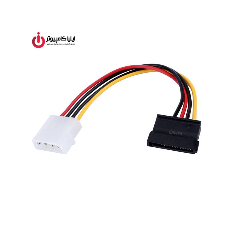 تبدیل برق پاور IDE Molex به SATA مادگی تبدیل برق پاور IDE Molex به SATA مادگی
