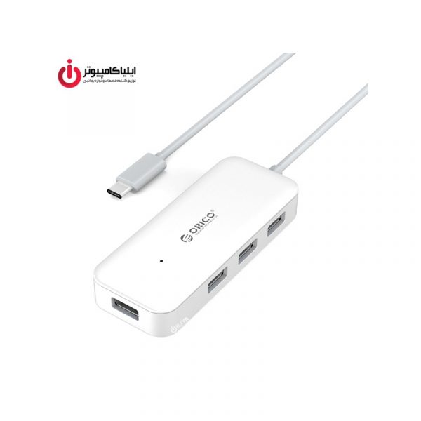 هاب USB 3.0 چهار پورت با رابط Type-C اوریکو مدل TC4U-U3-SV-PRO