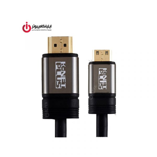 کابل تصویر Mini HDMI به HDMI کی نت پلاس