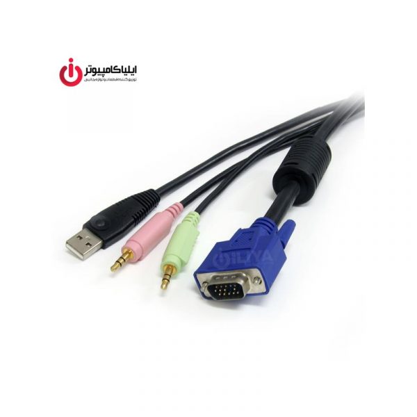 کابل دیتا سوئیچ USB2.0 کی وی ام برند کی نت به طول 1.5 متر