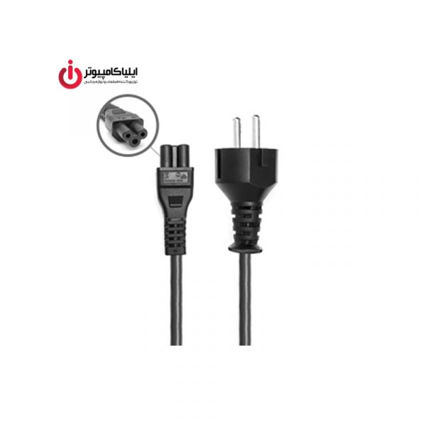 کابل برق سه پین آداپتور لپ تاپ برند تسکو 3C*0.75mm به طول 1.5 متر