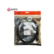 کابل HDMI رزولوشن 4K نسخه 1.4 برند انزو پلاس 1+19 مدل HD-1001 به طول 1.5 متر
