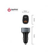شارژر فندکی هوشمند Type-C دو پورت اوریکو مدل UPL-2U
