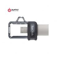 فلش مموری OTG Micro B USB3.0 سن دیسک مدل M3.0 SDDD3 ظرفیت 128 گیگابایت