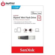 فلش مموری OTG USB3.0 Lightning سن دیسک مدل SDIX40N ظرفیت 32 گیگابایت