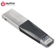 فلش مموری OTG USB3.0 Lightning سن دیسک مدل SDIX40N ظرفیت 64 گیگابایت