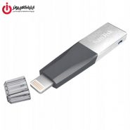 فلش مموری OTG USB3.0 Lightning سن دیسک مدل SDIX40N ظرفیت 64 گیگابایت
