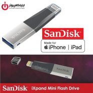فلش مموری OTG USB3.0 Lightning سن دیسک مدل SDIX40N ظرفیت 64 گیگابایت