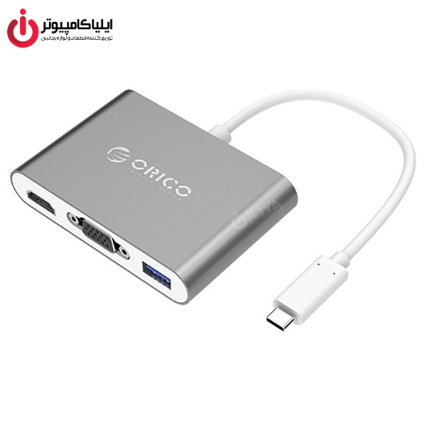 تبدیل Type-C به VGA ، HDMI,Type-C و USB3.0 اوریکو مدل RCHV