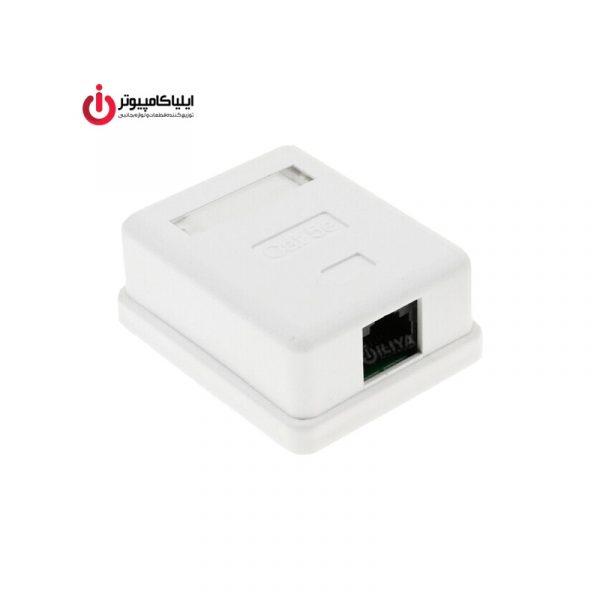 باکس و کیستون تک پورت روکار CAT5E برند دی نت