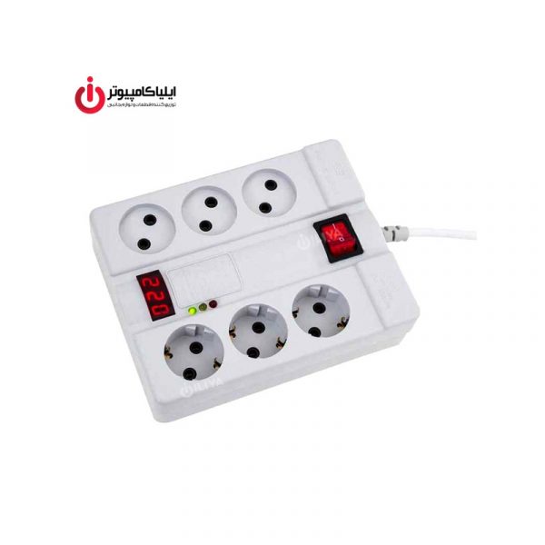 محافظ نوسان برق 6 کانال پارت الکتریک با کابل 5 متر