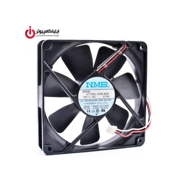 فن خنک کننده 12*12 مدل nmb 4710nl-04w-b59 و قطر 2.5 سانتیمتر