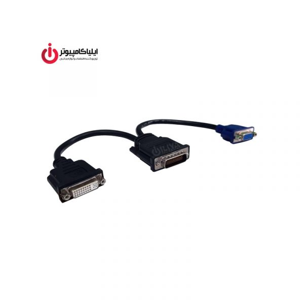 تبدیل DVI نر به DVI و VGA مادگی