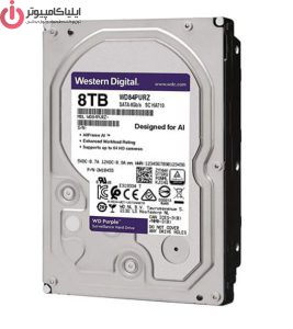 هارددیسک اینترنال 3.5 اینچ وسترن دیجیتال بنفش مدل WD84PURZ ظرفیت 8 ترابایت - تصویر 2