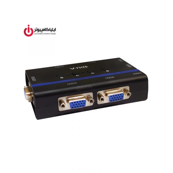 سوئیچ کی وی ام اتوماتیک چهار پورت VGA