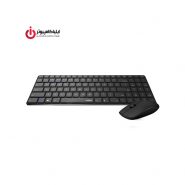 کیبورد و ماوس وایرلس و بلوتوث رپو مدل 9300M