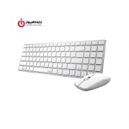 کیبورد و ماوس وایرلس و بلوتوث رپو مدل 9300M