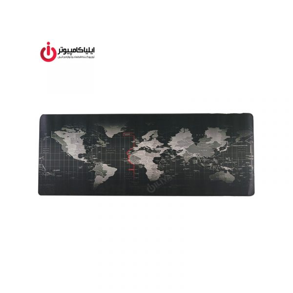 ماوس پد گیمینگ مدل نقشه جهان سایز pad mouse world 90x40