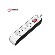 رابط برق 3 کانال پارت الکتریک با کابل 1.8 متر مدل 8760