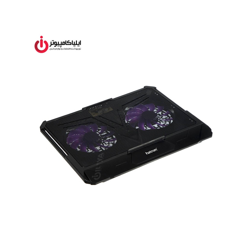 کول پد نوت بوک هترون مدل HCP-125 دو فن کول پد نوت بوک هترون مدل HCP-125 دو فن