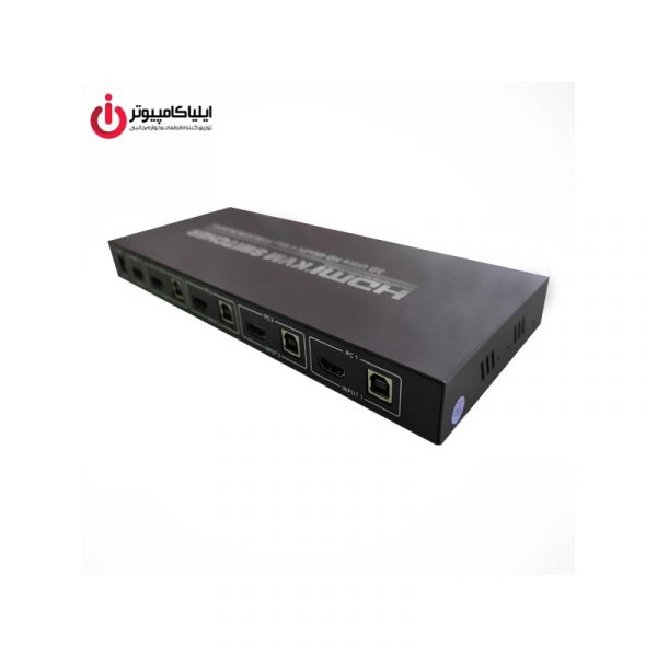 سوئیچ کی وی ام اتوماتیک چهار پورت HDMI برند TC TRUSTمدل KSW-41U