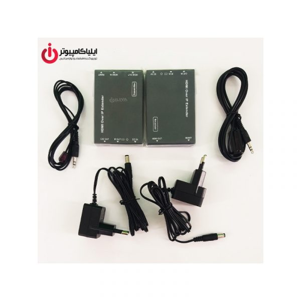 تقویت کننده طول کابل HDMI از طریق شبکه فرانت 150 متری + آداپتور مدل FN-E512