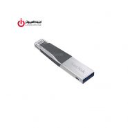 فلش مموری OTG USB3.0 Lightning سن دیسک مدل SDIX40N-256G-GN6NE ظرفیت 256 گیگابایت