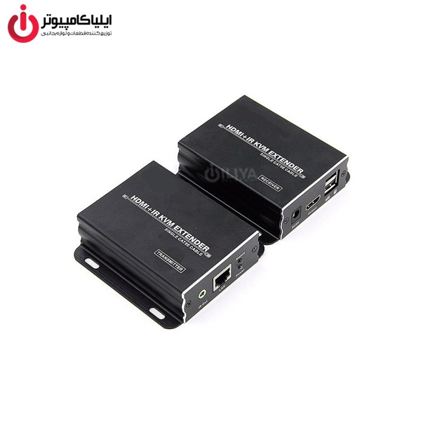 مبدل تقویت کننده طول HDMI تا 120 متر از طریق شبکه LAN برند لایمستون مدل LS-HKE200