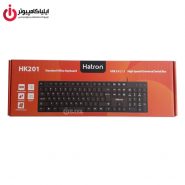 کیبورد USB هترون مدل HK201