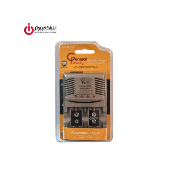 شارژر باتری قلمی و نیم قلمی جنرال پاور مدل GC-408AU