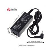 آداپتور مانیتوری ولتاژ 19 ولت 2.1 آمپر مدل LG ZH190201A