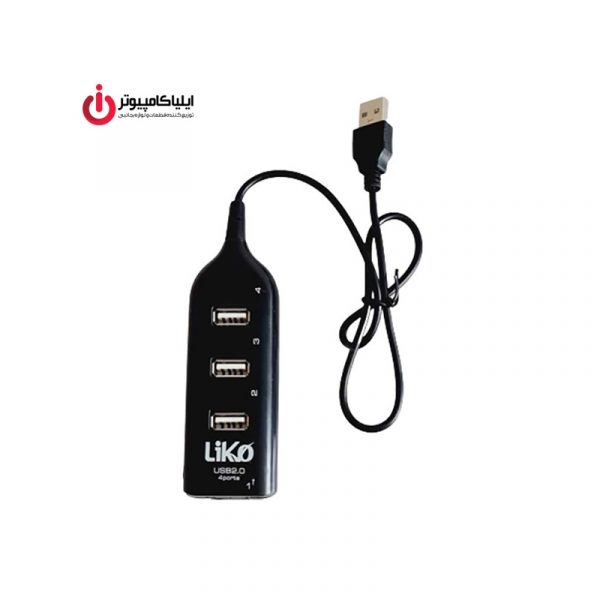 هاب USB 2.0 چهار پورت لیکو مدل MR-134
