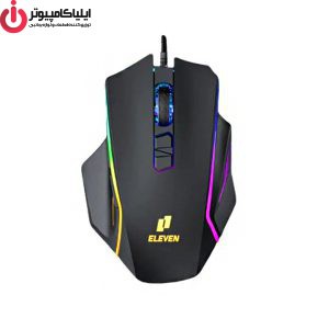 ماوس گیمینگ سیم‌دار الون مدل ELEVEN GM1