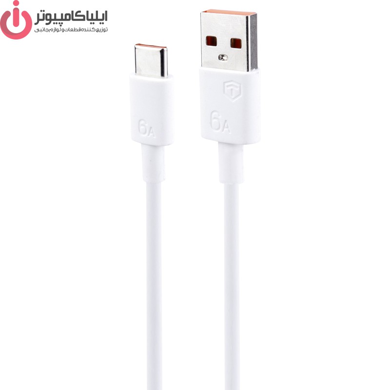 Eleven-TC1-6A-100W-1m-Type-C-Cable-(2) کابل دیتا و شارژ Type-C الون مدل TC1 به طول 1 متر - تصویر 1