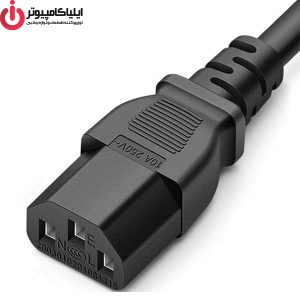 کابل برق سه پین منبع تغذیه کامپیوتر تی سی تراست مدل TC-PPCB18 طول 1.8 متر
