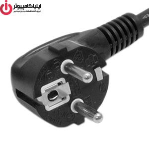 کابل برق سه پین منبع تغذیه لپ تاپ تی سی تراست مدل TC-NPCB18 طول 1.8 متر