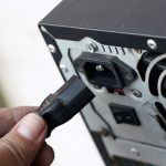 کابل برق سه پین منبع تغذیه کامپیوتر تی سی تراست مدل TC-PPCB308 طول 3 متر