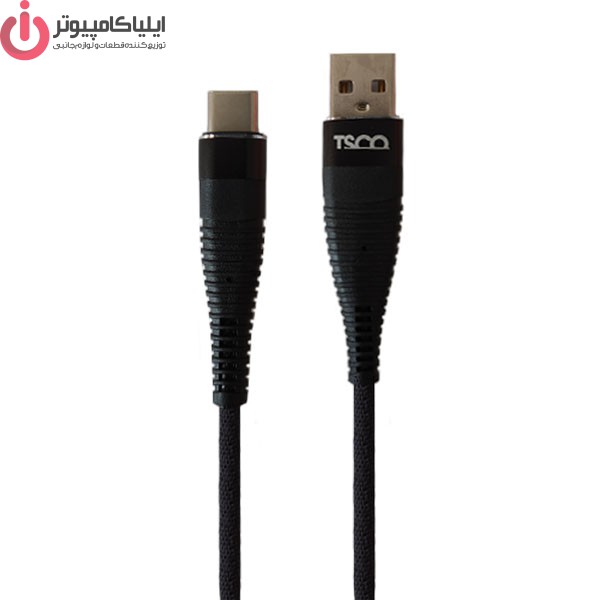 کابل USB به USB-C تسکو مدل TC C180 طول 1 متر کابل USB به USB-C تسکو مدل TC C180 طول 1 متر