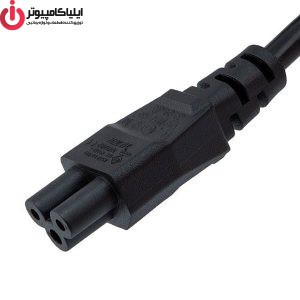 کابل برق سه پین آداپتور لپ تاپ کی نت پلاس مدل EU-C5 طول 1.5 متر