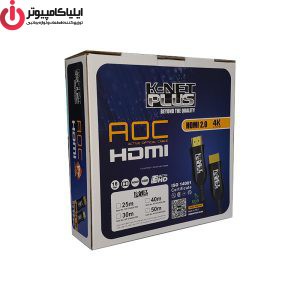 کابل HDMI کی نت پلاس مدل KP-CHAOC500 طول 50 متر