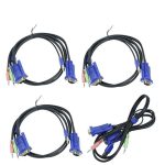 سوییچ KVM چهار پورت کی نت پلاس مدل KP-U624 با کابل USB + VGA - تصویر 5