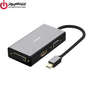 مبدل Mini Display Port به HDMI/DVI/VGA مدل UGREEN MD114-20418