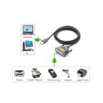 تبدیل USB2.0 به Paralell DB 25Pin مدل UGREEN US167-20224 - تصویر 2