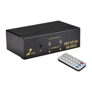 سوئیچ KVM VGA دو پورت فرانت مدل FN-K2US به همراه ریموت