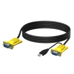 سوئیچ KVM VGA دو پورت فرانت مدل FN-K2US به همراه ریموت - تصویر 3